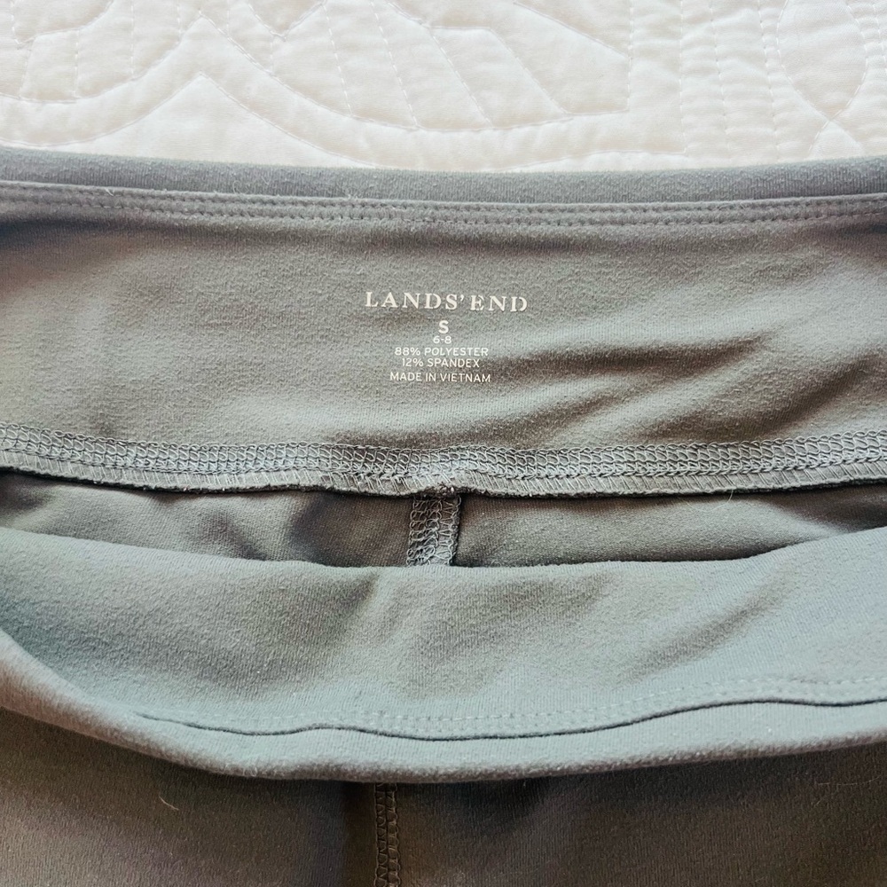 Lands' End Gray Bootcut Leggings - Picture 2 of 8